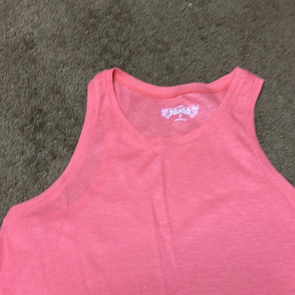 Mudd Small tank top orange long - great for layering EUC - Picture 3 of 4